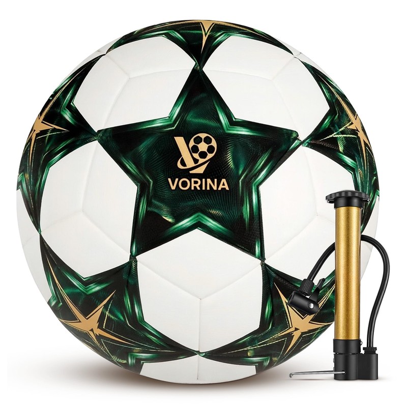 Size 5 Soccer Ball Professional Match & Training Football – Premier Quality M…