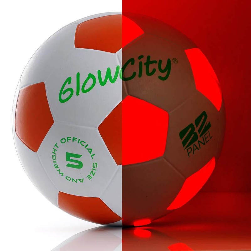 Glow In The Dark Soccer Ball | Light Up Indoor/outdoor Soccer Ball With