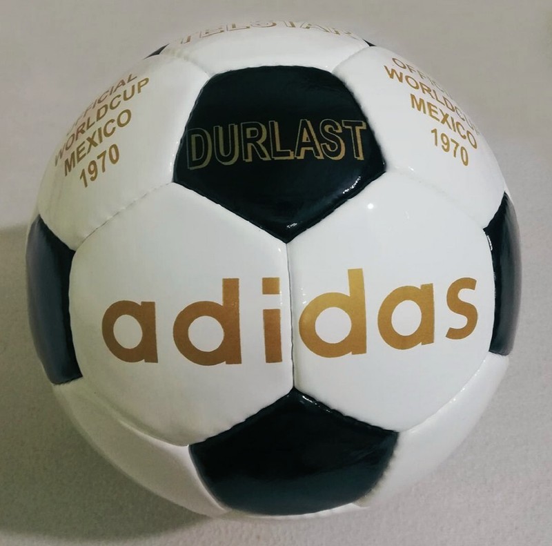ADIDAS TELSTAR DURLAST | OFFICIAL MATCH BALL | MEXICO FIFA WORLD CUP 1970 | No.5