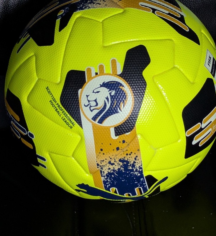 Puma Orbita SPFL Scotland Professional League Hi-Vis 2024/25 OFFICIAL Match Ball gallery