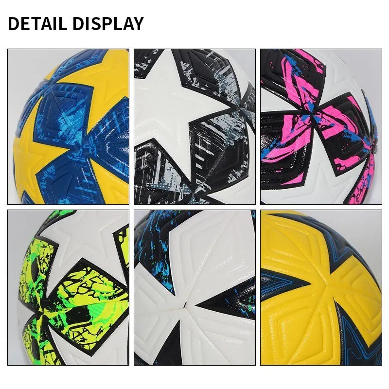 Standard Soccer Ball Professional Outdoors Sports Match Balls Training Seamless gallery