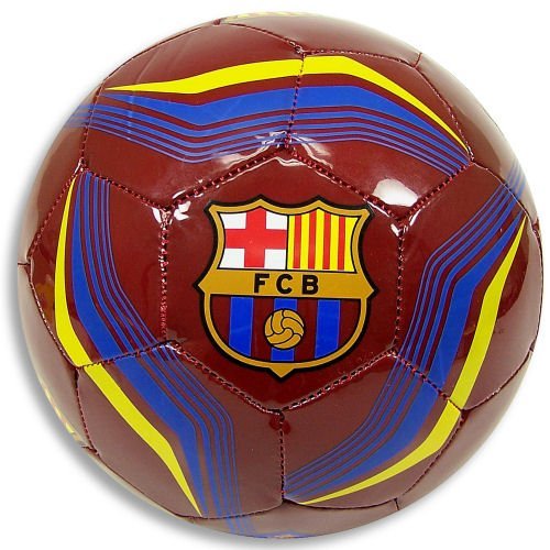 FC BARCELONA FOOTBALL CLUB OFFICIAL LOGO FULL SIZE SOCCER BALL SIZE 5