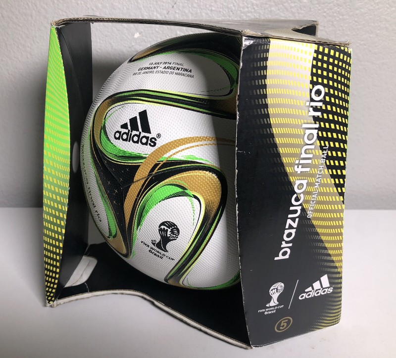 ADIDAS BRAZUCA 2014 FINAL OFFICIAL MATCH BALL 2014 BRAZIL FIFA WORLD CUP NEW gallery