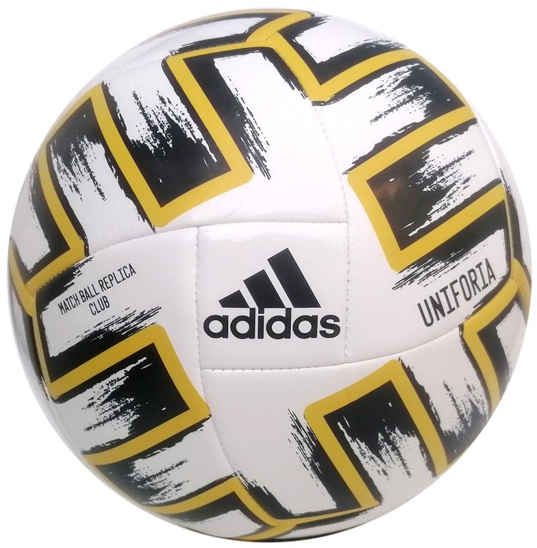 Adidas Uniforia Club EM Training Ball Size 5 White Gold Football Love