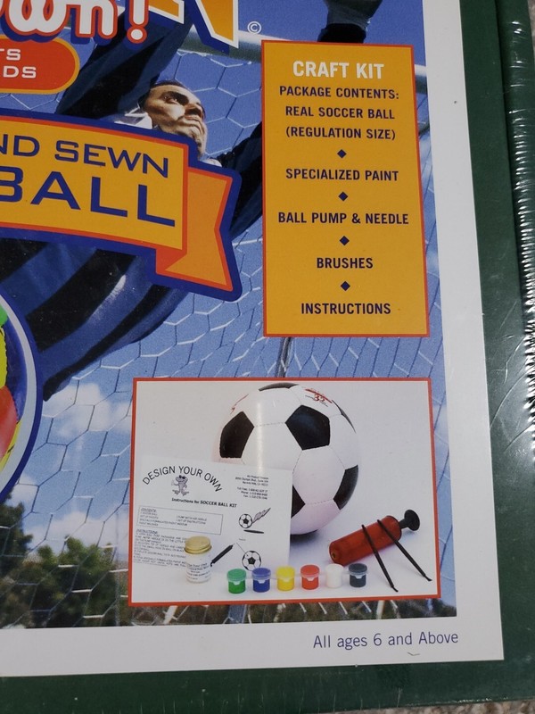 Sports Craft Kit Design Your Own Soccer Ball All Weather Hand Sewn Ball Sealed gallery