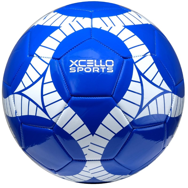 Soccer Ball Size 4 Assorted Graphics (Orange, Green, Navy) with Pump (Pack of 6) gallery