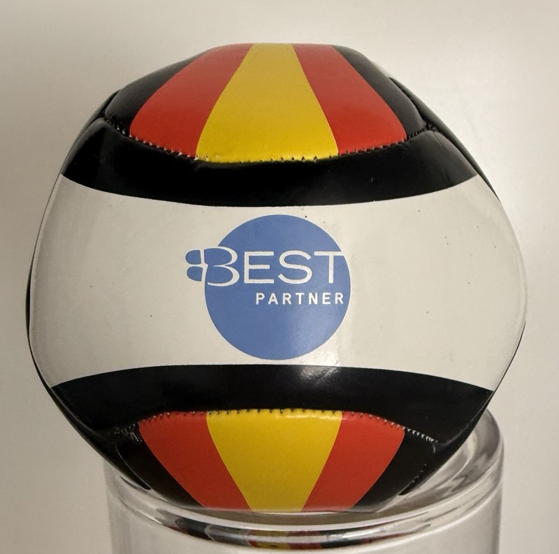 BEST PARTNER /Promotional/ Multi Flag 6” D. Small Soccer Ball/ German Flag Sz. 1