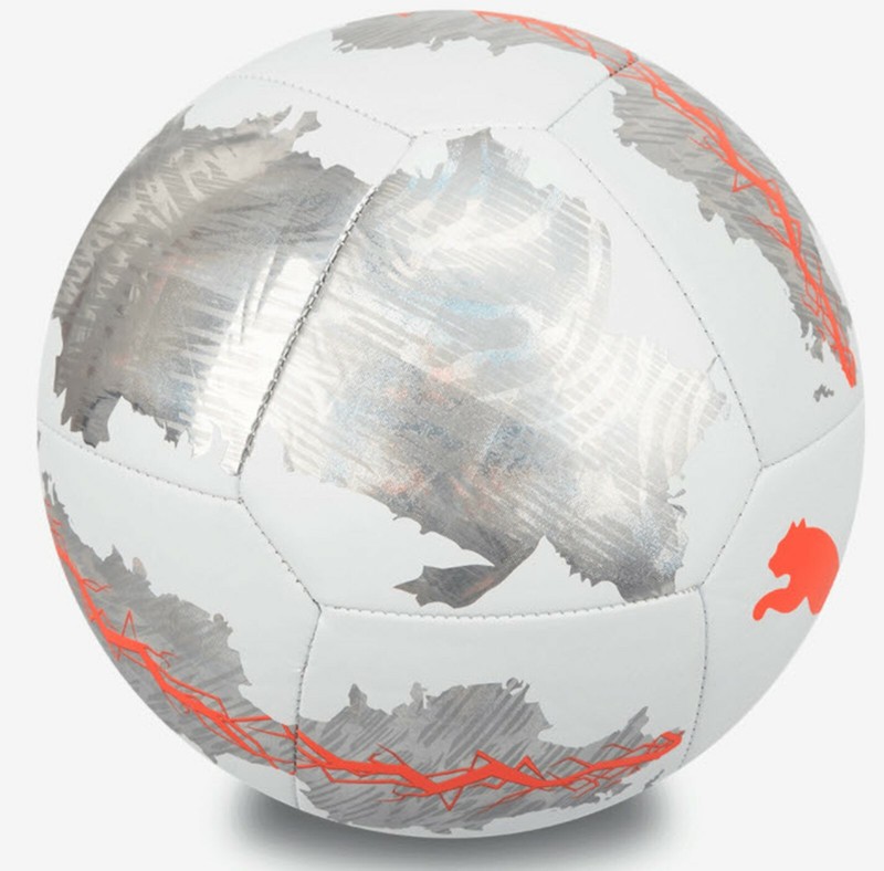 PUMA SPIN Round Soccer Ball White Football Futsal Training SZ5 Balls 08340601 gallery