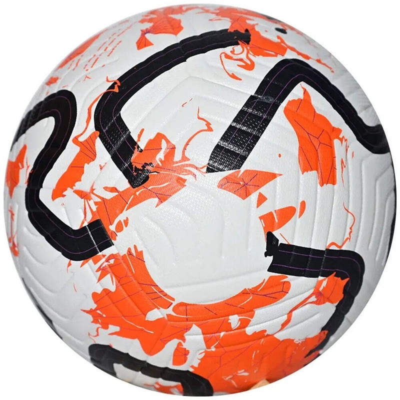 Soccer Balls Standard Size 5 Machine-Stitched Ball PU Material Sports League Mat