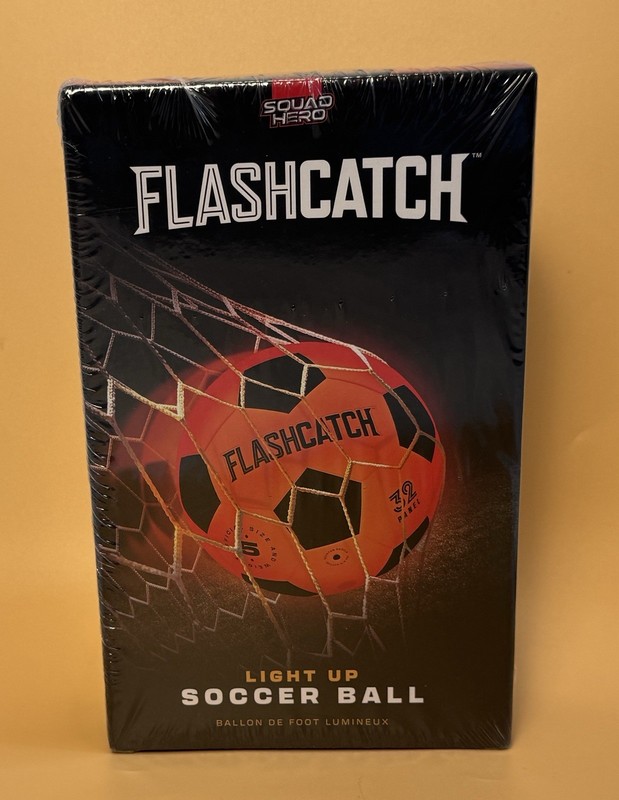 Squad Hero FlashCatch Light Up Soccer Ball Glow In The Dark #5 Official Size