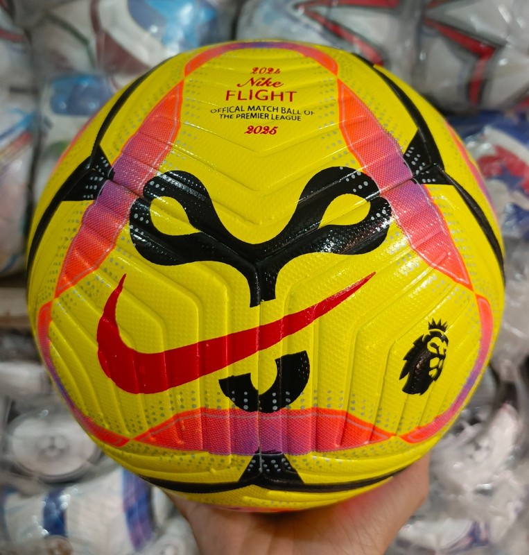 Yellow Nike Flight Premier League 2024/25 Official Match Ball Size 5 Soccer Ball