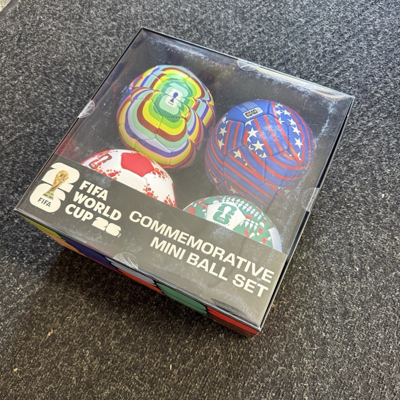 FIFA World Cup 2026 Commemorative Mini Ball Set 4 Pack CAN,MEX ,USA. Brand New gallery