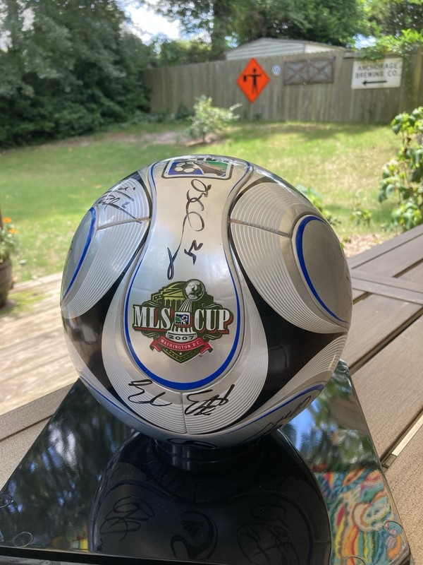Adidas +Teamgeist 2007 MLS Cup Final Official match Ball COA Signed Authentic gallery