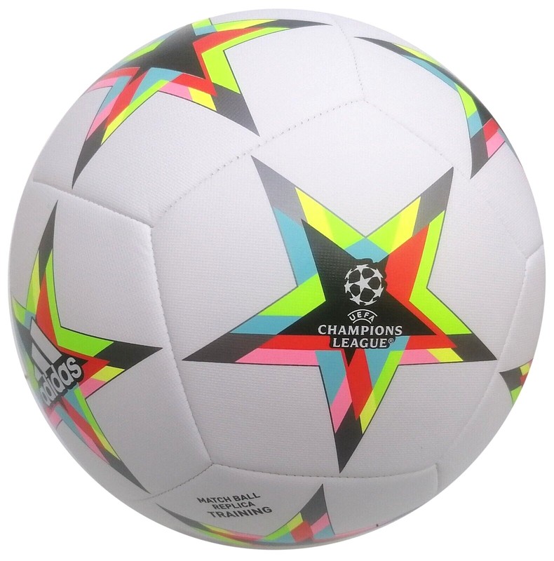 Adidas Finale-22 Training 2022-23 Ball Sterne Fußball UEFA Champions League weiß
