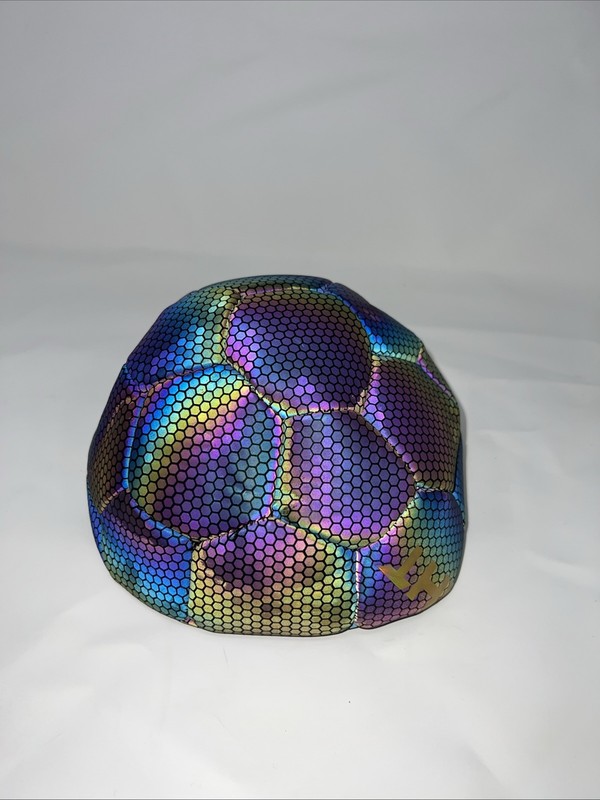 The Bright Luminous Soccer Ball - Reflective Holographic Leather gallery