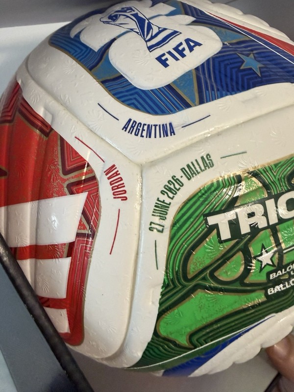 Argentina Jordan Adidas OFFICIAL GAME MATCH BALL WORLD CUP Messi Last Game 2026