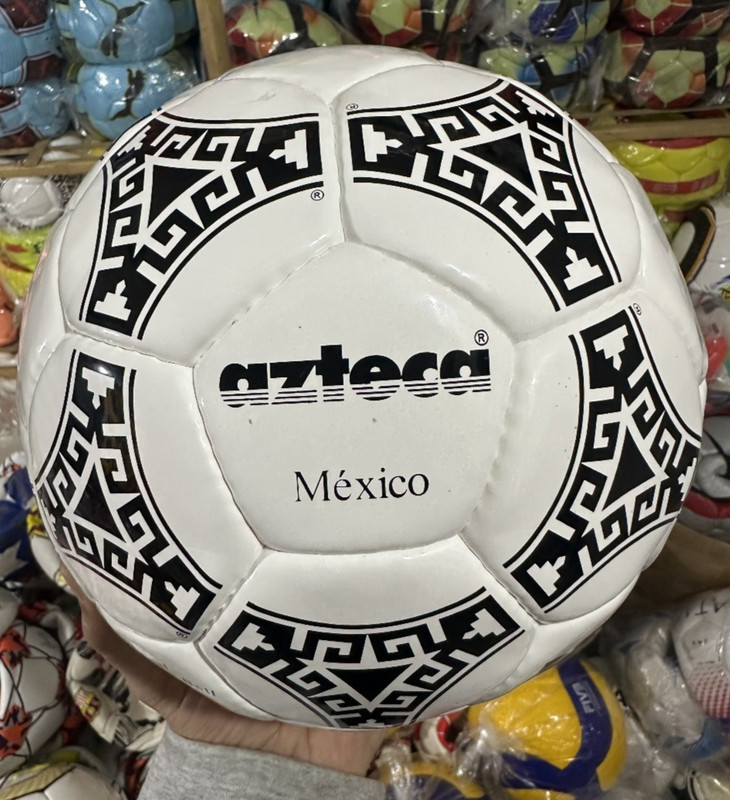 Adidas Azteca FIFA World Cup Mexico 1986 Soccer Match Ball Size 5 Hand Stitched