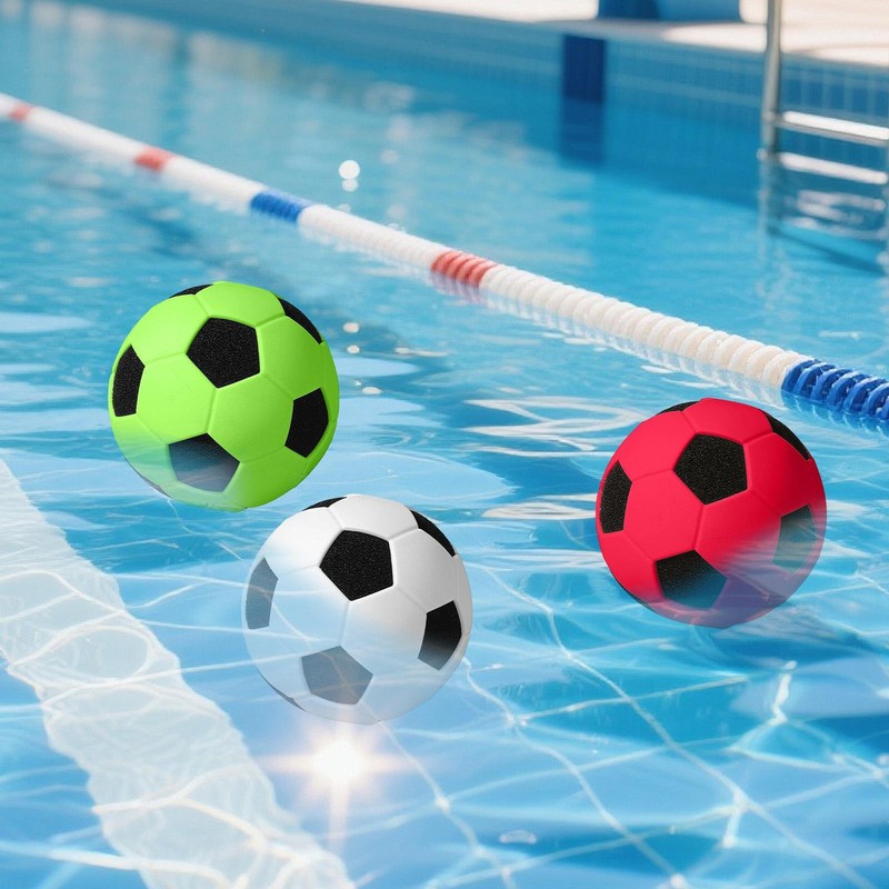 Mini Soccer Ball 3 Pcs Soft Sponge Bouncy Balls For Kids Relaxation Sports Toy gallery