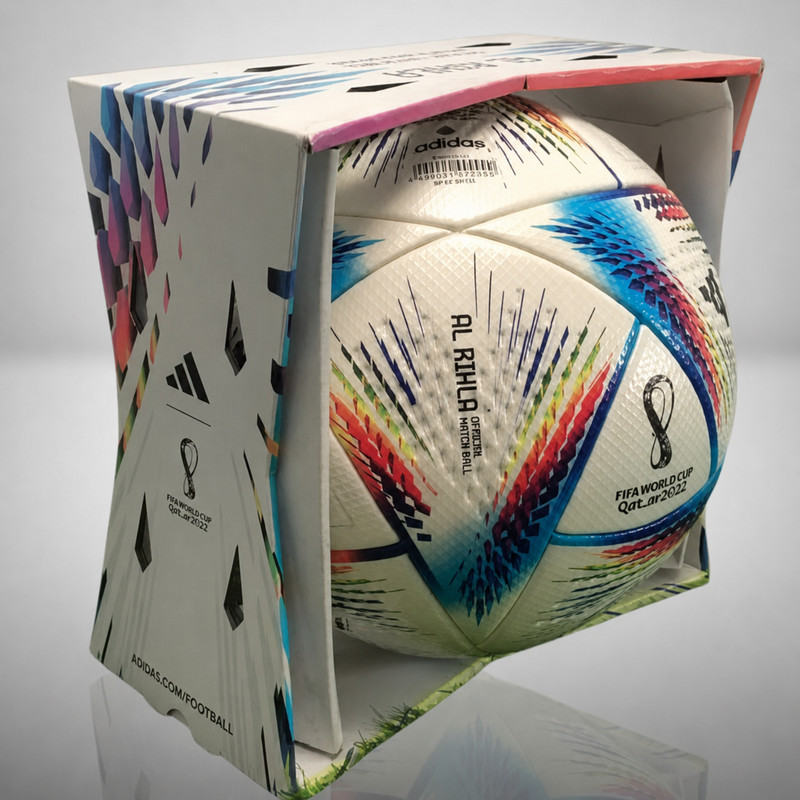 Adidas Al Rihla 2022 FIFA World Cup Qatar Official Match Ball Size 5-New Soccer