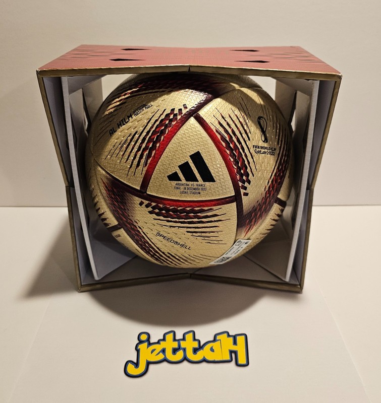 Adidas 2022 Al Hilm World Cup Final Match Ball OMB Argentina vs France Engraved!