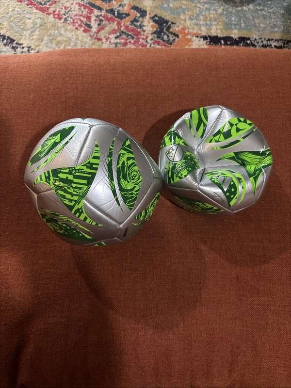 Adidas MLS Club Match Ball Replica Size 5 Silver Green Soccer Ball