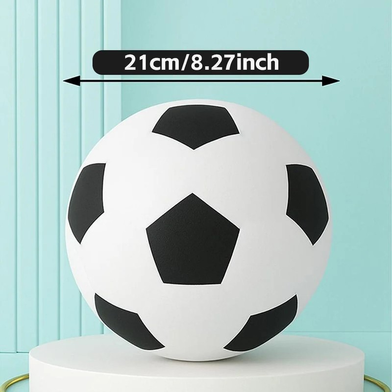 Silent Foam Soccer Ball Soft Indoor Training Ball No Inflation PU Material gallery