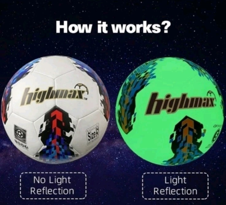 Highmax Soccer Ball Official Size Weight Ball W/Pump Needle & Net Sealed gallery
