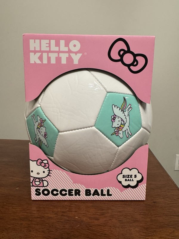 Hello Kitty Unicorn Soccer Ball 26.8in Size 5 NEW In Box