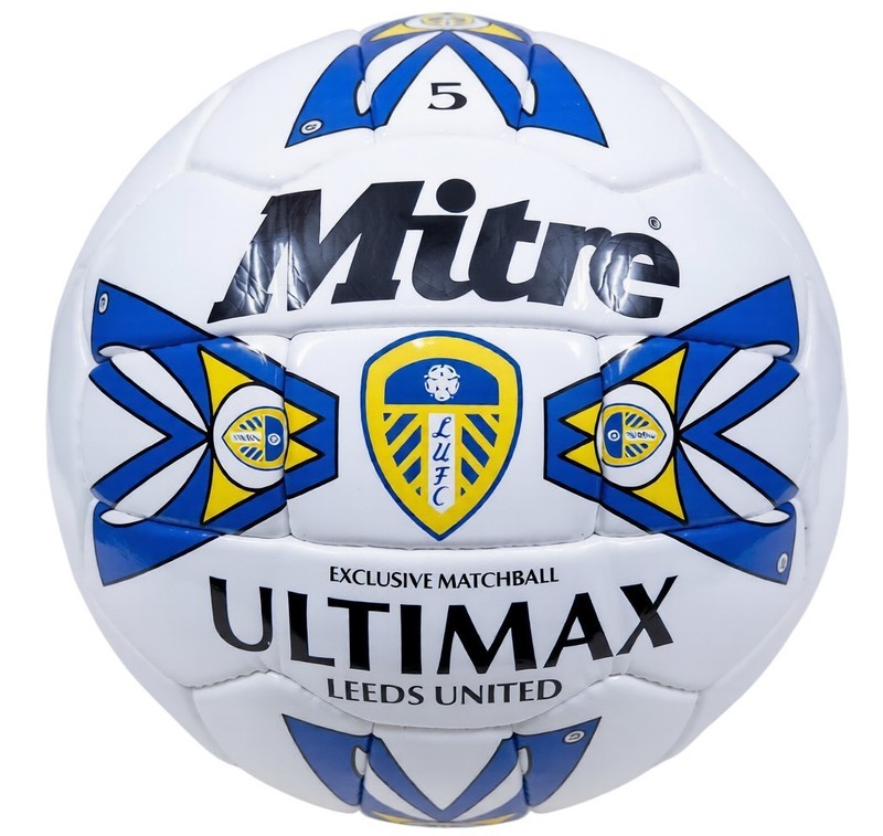Mitre Ultimax Leeds United™ Size 5 Football – UEFA FIFA Quality Match Ball
