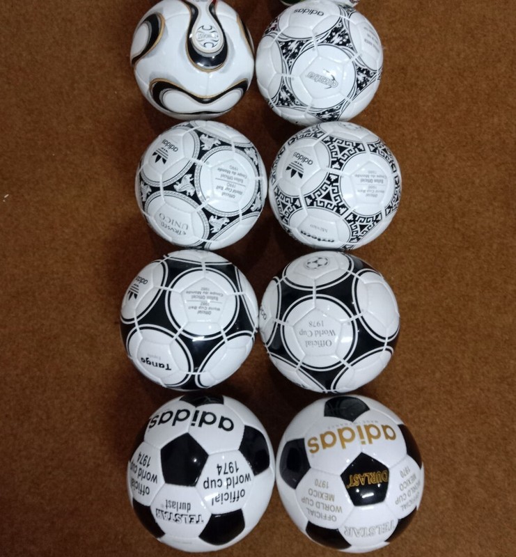 Vintage Mini Soccer Ball Collection Size 1 – World Cup Inspired Designs 8 pcs gallery