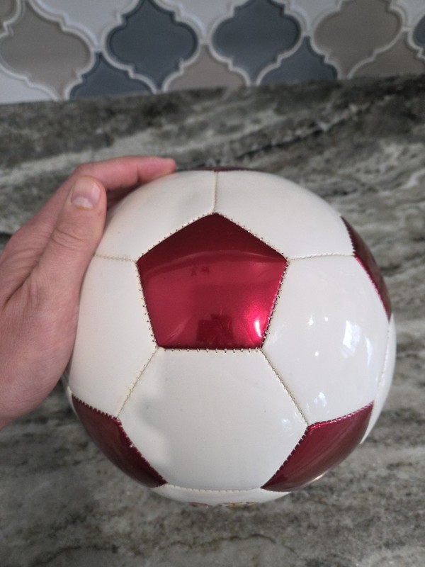 Promotion UEFA Euro 2012 Poland Ukraine Soccer Football Ball KIA Metalic Red gallery
