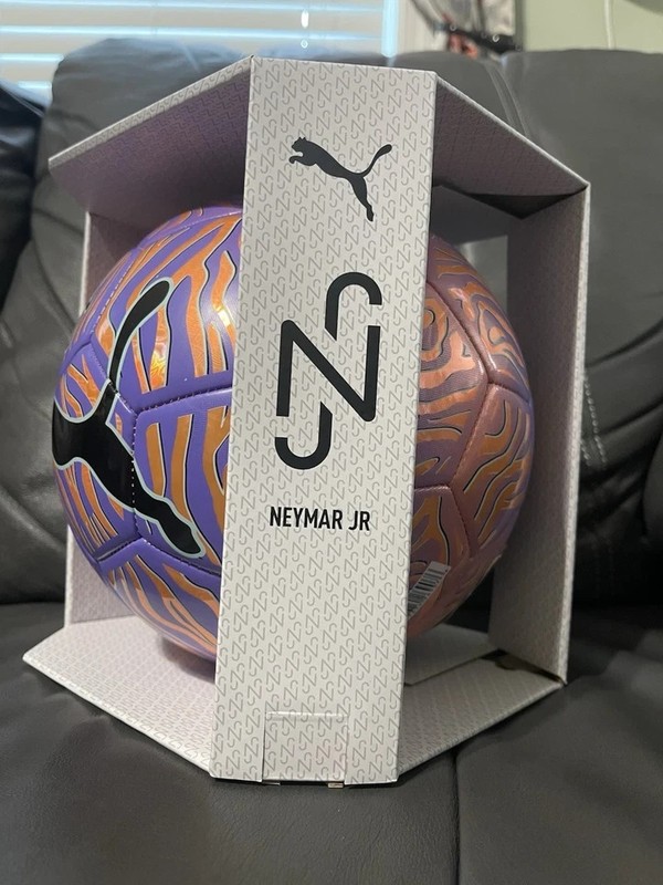 New Puma Performance Soccer Ball Neymar JR Size 5 Purple Orange Black NIB gallery