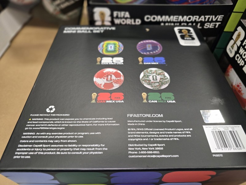 FIFA World Cup 2026 Commemorative Mini Ball Set 4 Pack CAN MEX USA NEW gallery