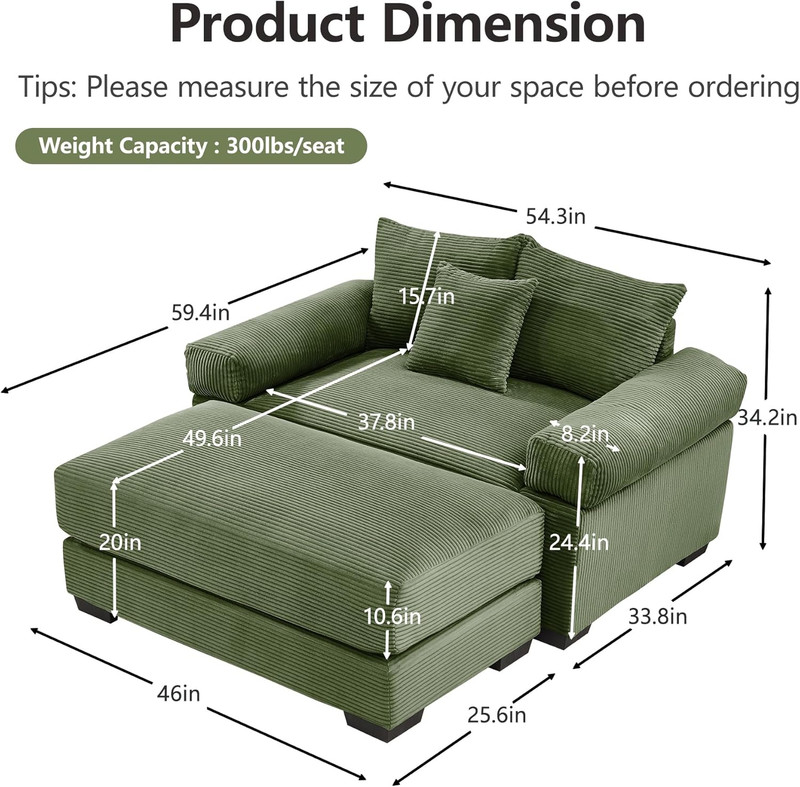 Chic Green Modular Sectional Sofa with Plush Armrests & Cozy Pillows gallery