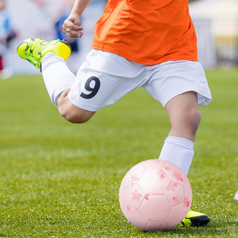 Soccer Ball, Official Size 5 Match Ball, Youth & Teenager & Adult Soccer Play... gallery