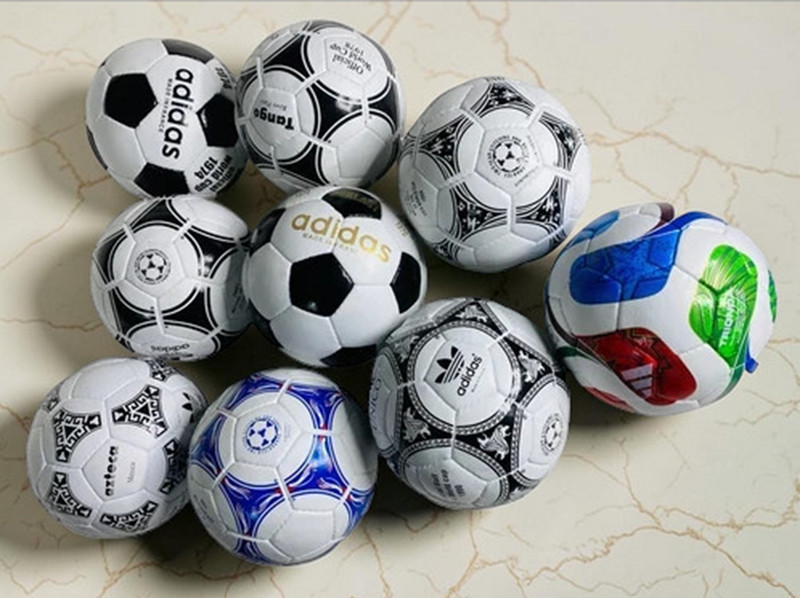 Adidas Fifa World Cup Vintage Mini Soccer Balls 9 Collectible Footballs Size 1