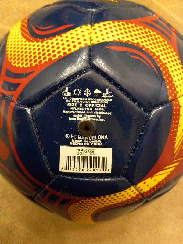 FC Barcelona Authentic Official Licensed Mini Soccer Ball Size 2 New Unused gallery