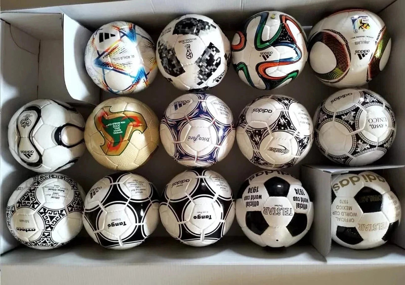 Adidas FIFA World Cup 14-Piece Mini Soccer Ball Set – Historical 1970‑2022