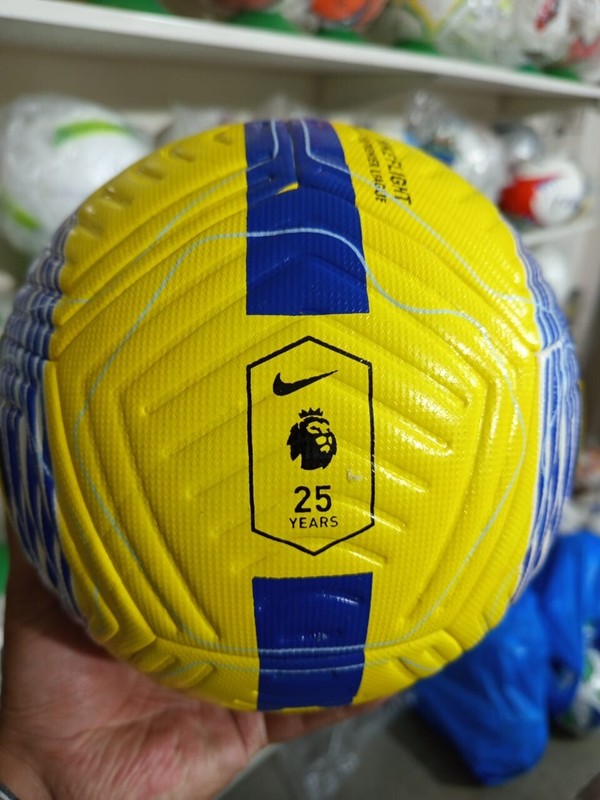 Nike Flight Premier League 2024-25 AEROWSCULPT Soccer Match Ball YELLOW/BLUE