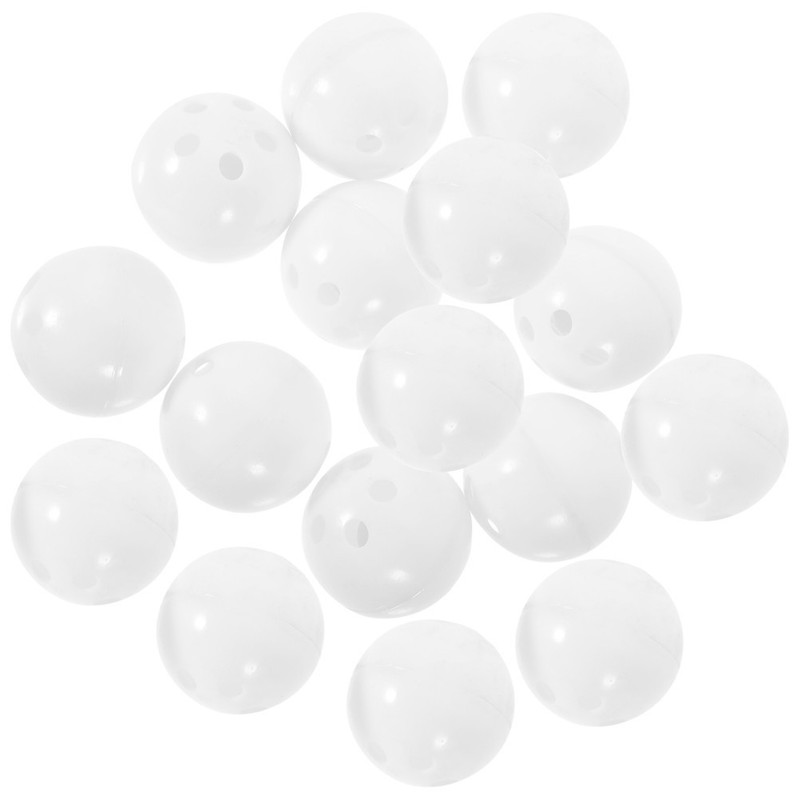 20 Pcs Air Flow Hollow Balls Plastic Training Balls for Indoor Outdoor Practice