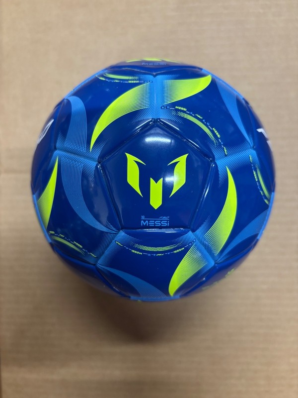SOCCER BALL-ADIDAS-SIZE 1 MINI-F50-MESSI LOGO-2025-BLUE IN COLOR-NEW-
