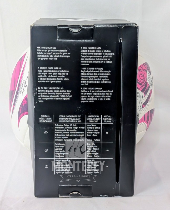 Unisex Size 4 Multicolor Adidas MLS Club Match Ball Replica Soccer Ball New Pink gallery