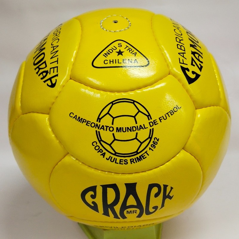 MR Crack FIFA World Cup 1962 Soccer Match Ball 100% Leather football Size 5