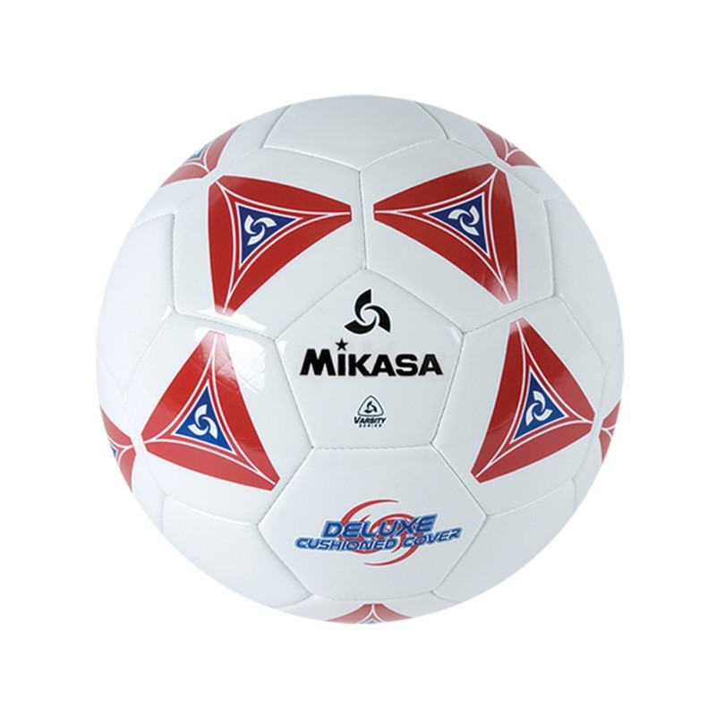Mikasa Serious Soccer Ball Stitched Synthetic Leather Cover 4 Red White