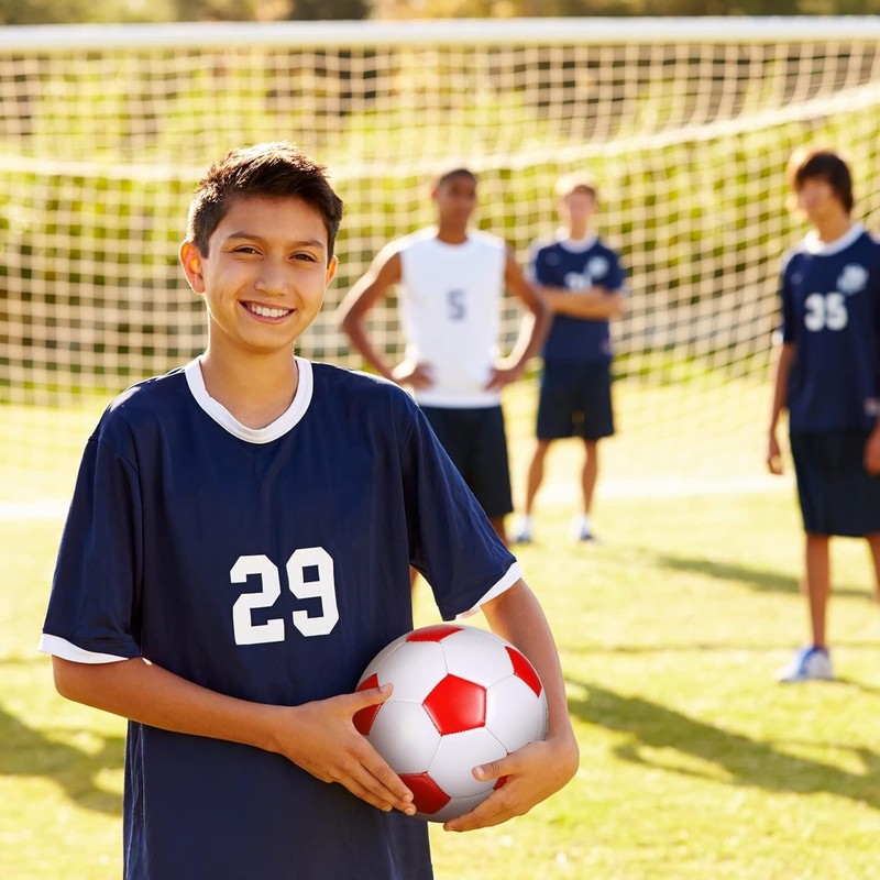 4 Fun and Portable Soccer Balls with Pump - Outdoor & Indoor Sports for All Ages gallery