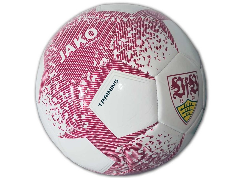 VfB Stuttgart Football Performance White Red Jako VfB Fan Ball Training Size 5 gallery