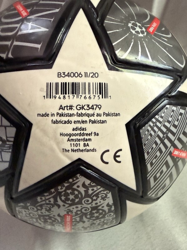Adidas Champions League Instanbul 21 Final Match Ball Replica Mini gallery