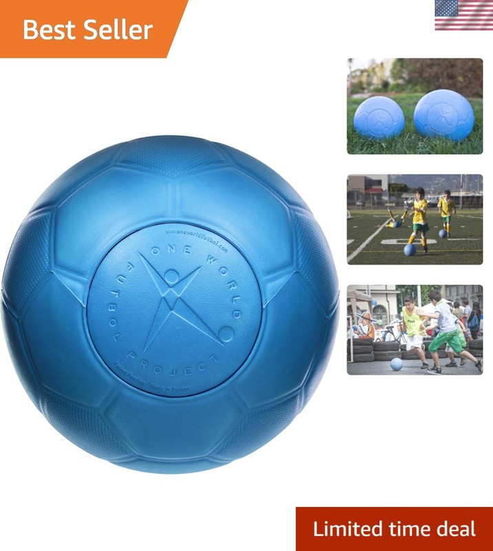 Size 5 Non-Deflating Soccer Ball for Kids – Ultra-Durable, All-Surface Play
