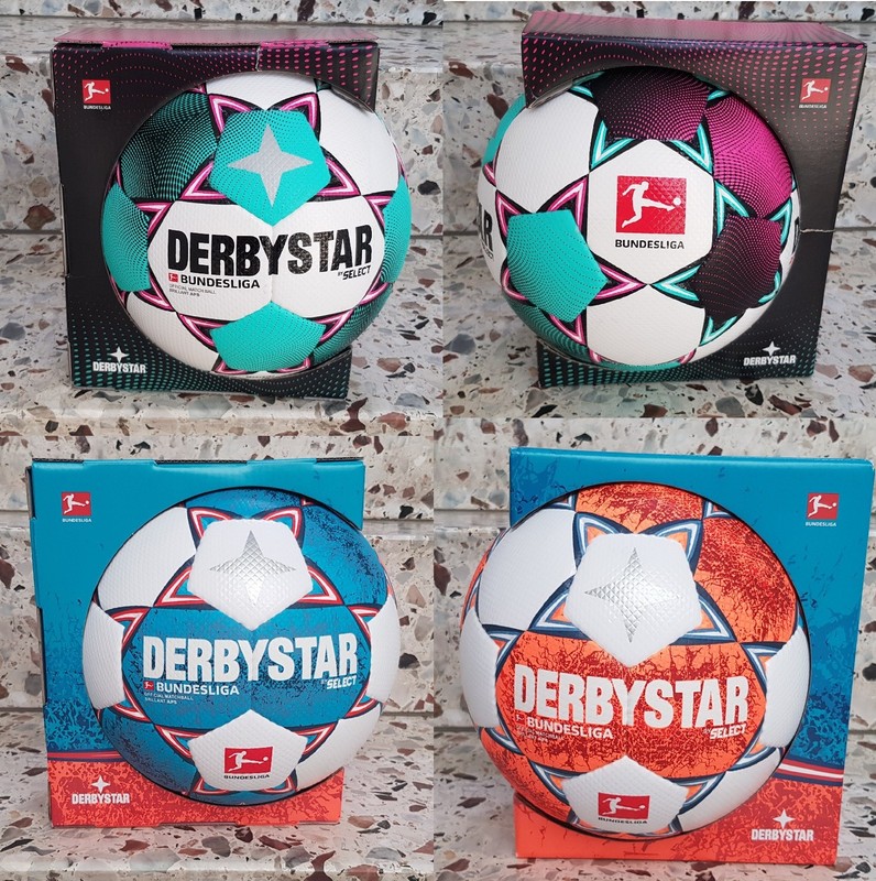 New 2 x Match Ball DERBYSTAR 2020 and 2021 Futbol Football Balloon Soccer Pallone