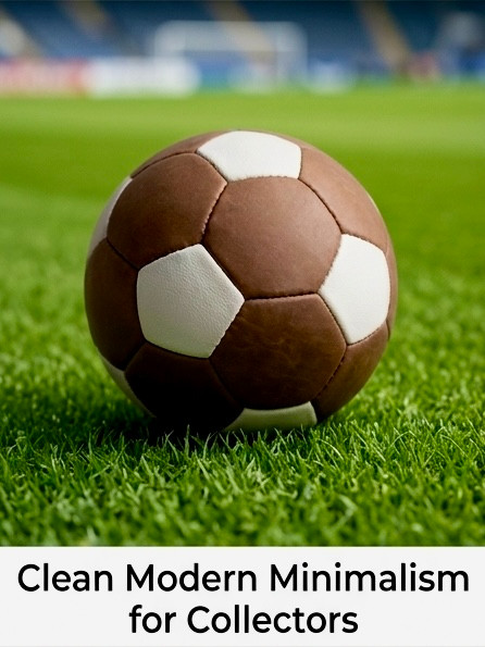 Premium Handmade Leather Soccer Ball | Luxury Vintage Style Size 5 Football gallery